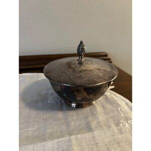 Small Vintage Covered SilverPlate Bowl